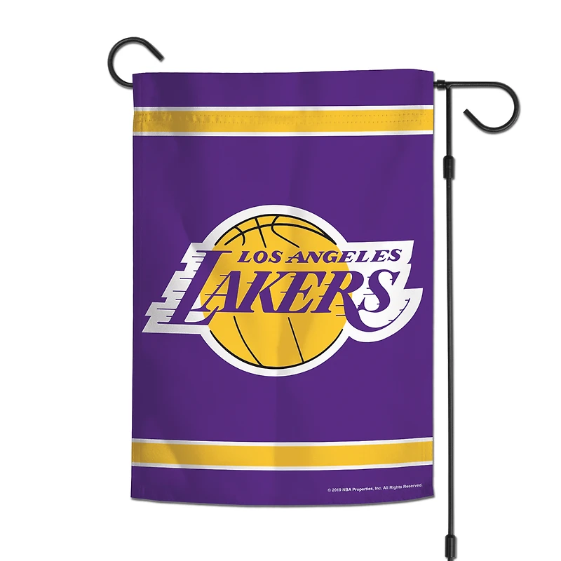 Drapeau de jardin WinCraft Los Angeles Lakers 12'' x 18'' - Équipe préférée