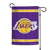 Drapeau de jardin WinCraft Los Angeles Lakers 12'' x 18'' - Équipe préférée