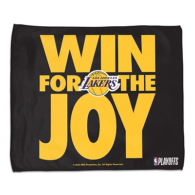 WinCraft Los Angeles Lakers 2025 NBA Playoffs 15" x 18" Rally Towel