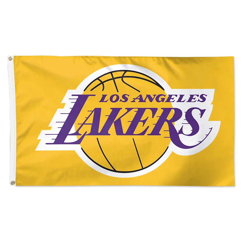 WinCraft Los Angeles Lakers 3' x 5' Drapeau simple face avec logo principal