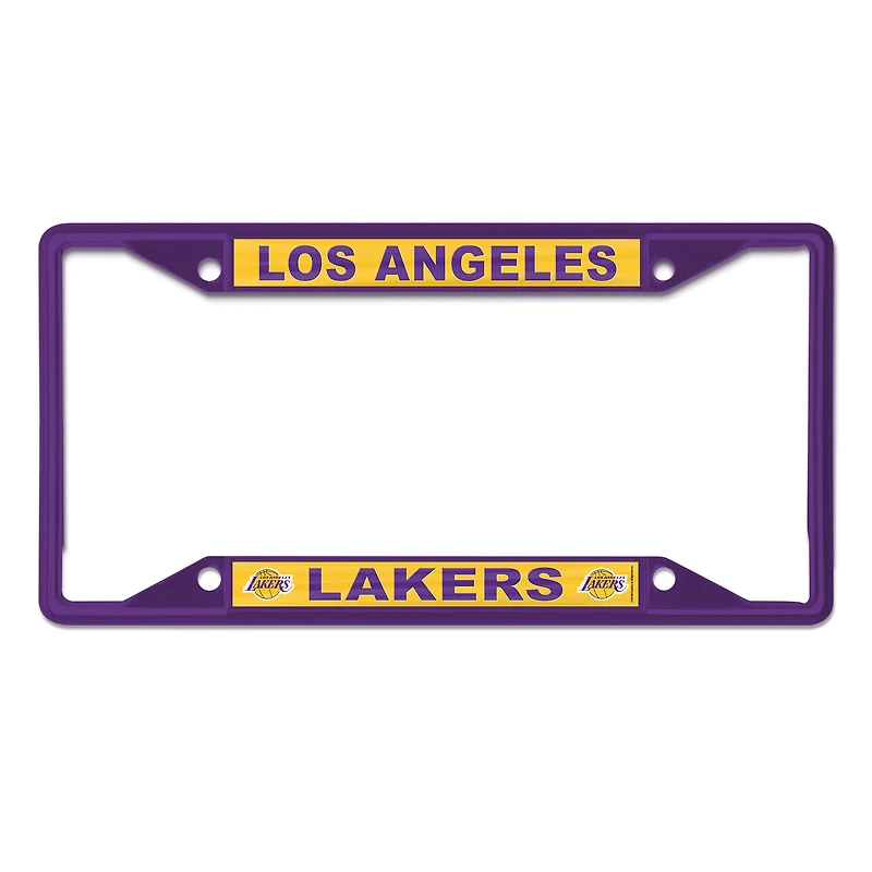 WinCraft Los Angeles Lakers Cadre de plaque d'immatriculation couleur chrome