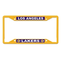 Cadre de plaque d'immatriculation en métal WinCraft Los Angeles Lakers