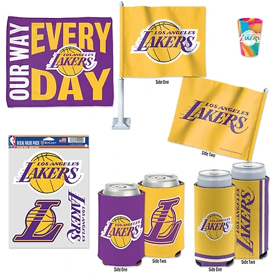 WinCraft Los Angeles Lakers Six-Piece Gameday Pack
