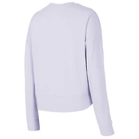 Ensemble haut à manches longues et short Elevation Tri-Blend violet clair Concepts Sport pour femme