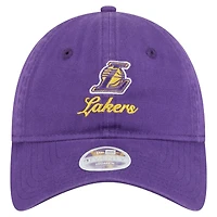 Women's New Era  Purple Los Angeles Lakers Gameday Preppy 9TWENTY Adjustable Hat