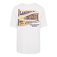 T-shirt femme '47 Cream Los Angeles Lakers Bow and Banner Sadie