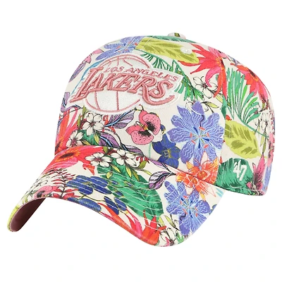 Women's '47 Cream Los Angeles Lakers Pollinator Clean Up Adjustable Hat