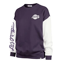 Women's '47 Oversized Pullover Sweatshirt Purple Los Angeles Lakers  Rise Andie