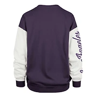 Women's '47 Oversized Pullover Sweatshirt Purple Los Angeles Lakers  Rise Andie