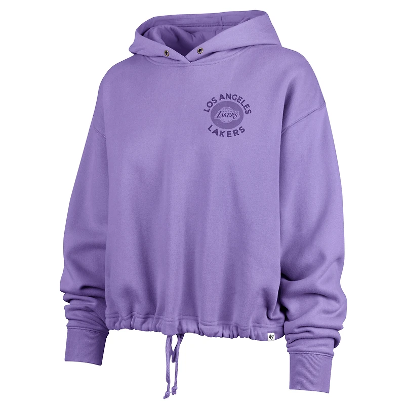 Women's '47  Purple Los Angeles Lakers Luminance Dot Venice Hoodie