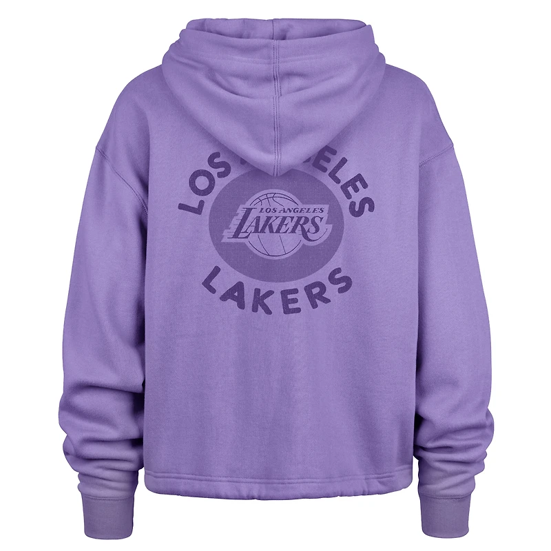 Women's '47  Purple Los Angeles Lakers Luminance Dot Venice Hoodie