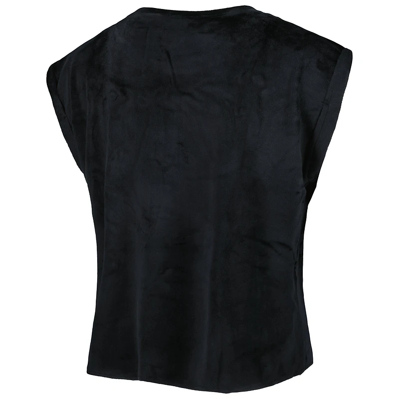 Ensemble de nuit Concepts Sport noir pour femme, haut et short Intermission des Los Angeles Lakers