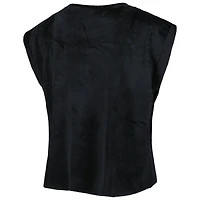Ensemble de nuit Concepts Sport noir pour femme, haut et short Intermission des Los Angeles Lakers