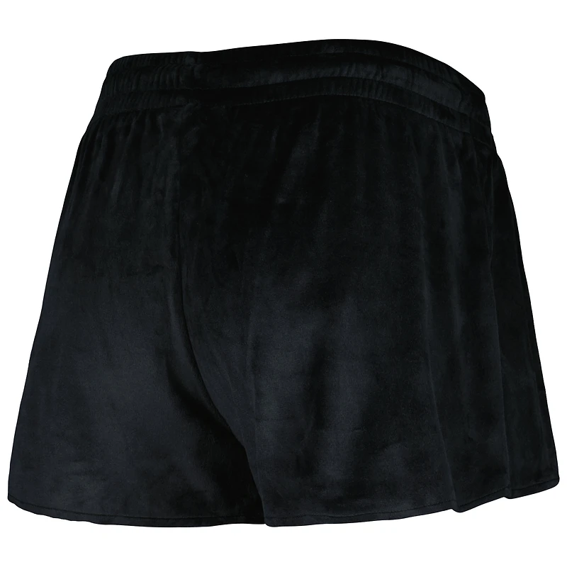 Ensemble de nuit Concepts Sport noir pour femme, haut et short Intermission des Los Angeles Lakers
