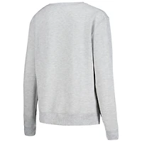 Ensemble de nuit Concepts Sport pour femmes, t-shirt et short à manches longues en cèdre des Los Angeles Lakers, gris