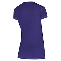 Ensemble de nuit Concepts Sport violet/or pour femme, haut et pantalon en flanelle Vector des Los Angeles Lakers