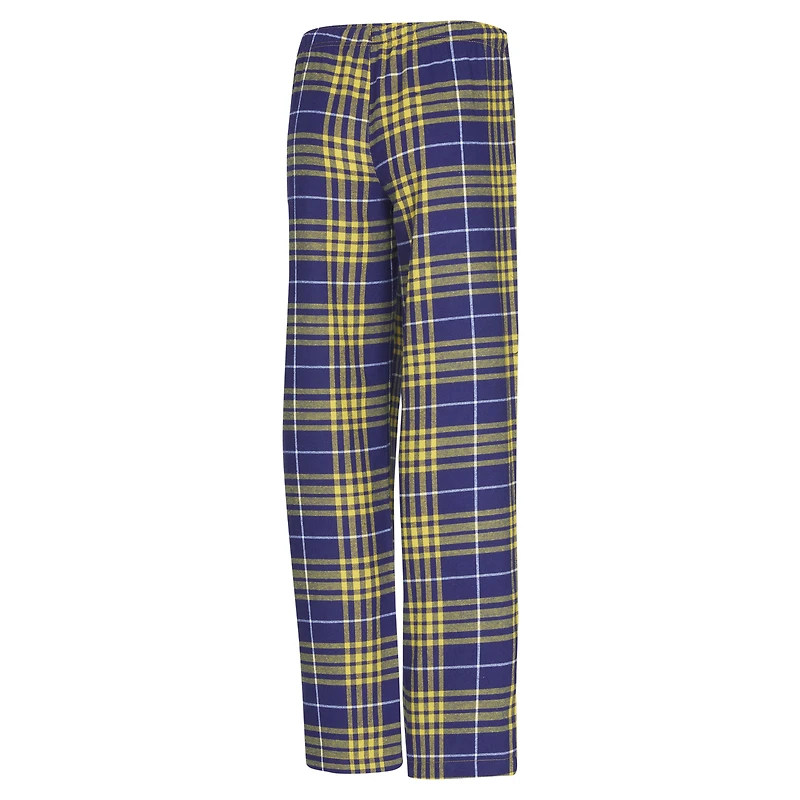 Women's Concepts Sport  Purple/Gold Los Angeles Lakers Vector Top & Flannel Pants Sleep Set