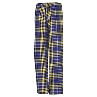 Women's Concepts Sport  Purple/Gold Los Angeles Lakers Vector Top & Flannel Pants Sleep Set