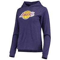 Ensemble de nuit à capuche et pantalon Concepts Sport Los Angeles Lakers violet pour femme