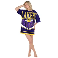 Women's Concepts Sport  Purple Los Angeles Lakers Mosaic Knit Nightdress
