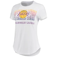 Ensemble t-shirt et legging Los Angeles Lakers Sonata Concepts Sport blanc/anthracite pour femme
