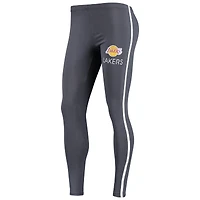 Women's Concepts Sport White/Charcoal Los Angeles Lakers Sonata T-Shirt & Leggings Set