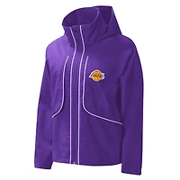 Sweat à capuche zippé pour femme G-III 4Her by Carl Banks Los Angeles Lakers Last Shot violet