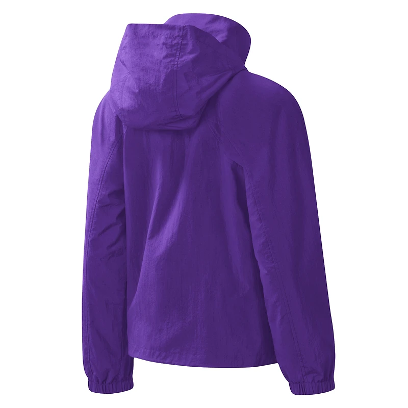 Sweat à capuche zippé pour femme G-III 4Her by Carl Banks Los Angeles Lakers Last Shot violet