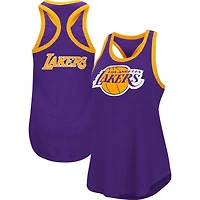 Débardeur G-III 4Her by Carl Banks violet pour femme Los Angeles Lakers Showdown à encolure dégagée - Haut