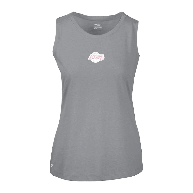 Débardeur gris Levelwear pour femme avec logo Macy Core la fête des mères Los Angeles Lakers