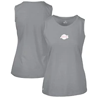 Women's Levelwear  Gray Los Angeles Lakers Mother's Day Macy Core Logo Tank Top