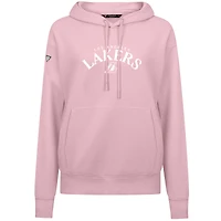 Women's Levelwear  Light Pink Los Angeles Lakers Mother's Day Adorn Arched Pullover Hoodie
