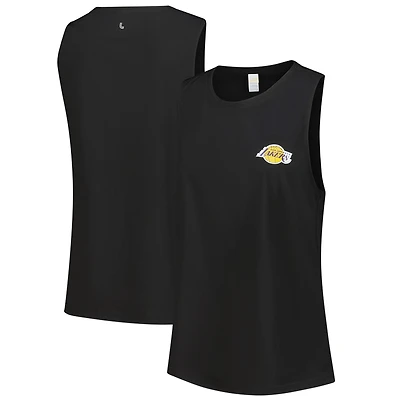 Women's Lolë Black Los Angeles Lakers Olivie Tank Top