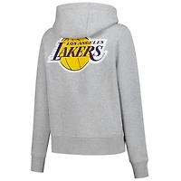 Women's Lolë  Gray Los Angeles Lakers Icon Pullover Hoodie