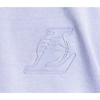 T-shirt court ton sur délavé violet pour femme Los Angeles Lakers Nola Lusso