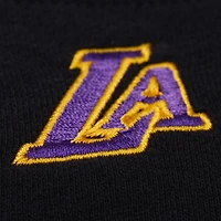 Women's Mitchell & Ness  Black Los Angeles Lakers Hardwood Classics Script Lightweight Sweatshirt