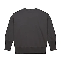 Women's Mitchell & Ness Charcoal Los Angeles Lakers Hardwood Classics Lightweight Pullover Sweatshirt