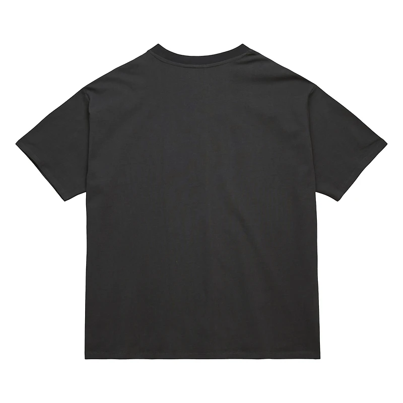 T-shirt boyfriend oversize Hardwood Classics des Los Angeles Lakers pour femme Mitchell & Ness anthracite