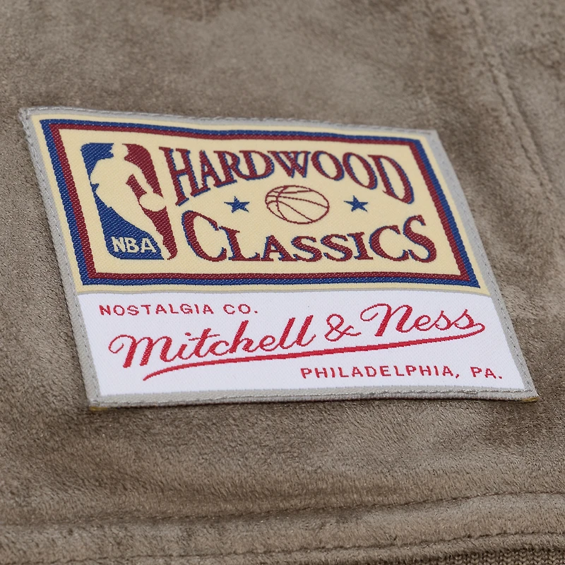 Women's Mitchell & Ness Tan Los Angeles Lakers Varsity Full-Snap Jacket