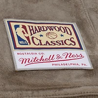 Women's Mitchell & Ness  Tan Los Angeles Lakers Varsity Full-Snap Jacket