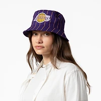 Women's Mitchell & Ness x DANNIJO  Purple Los Angeles Lakers Bucket Hat