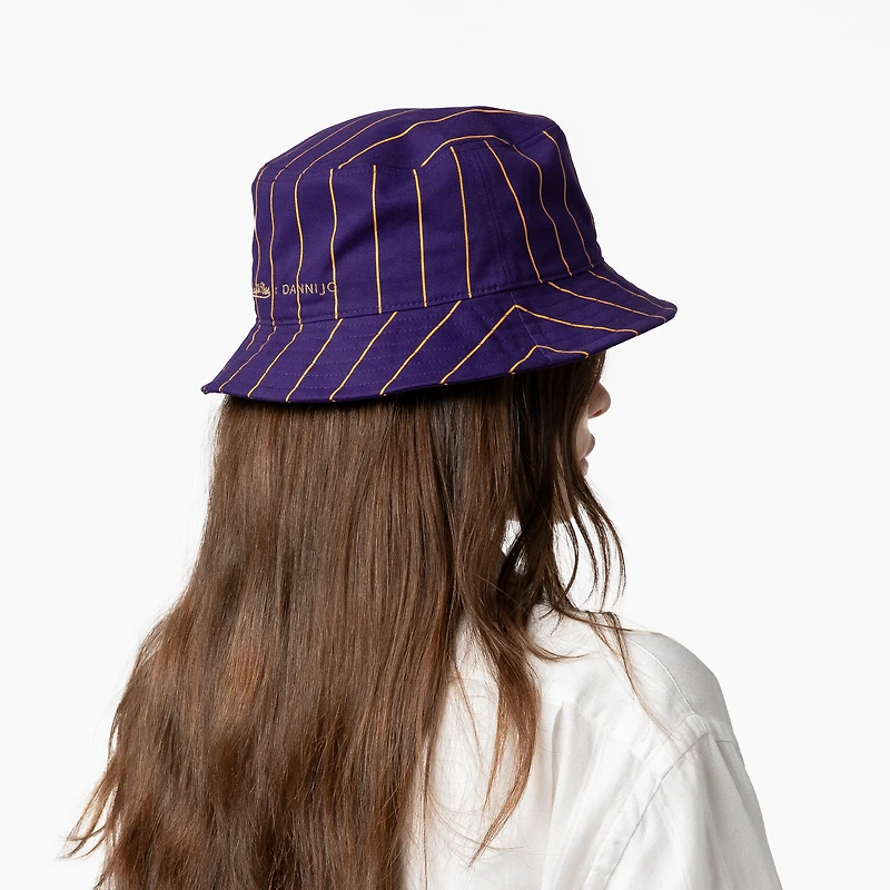 Women's Mitchell & Ness x DANNIJO  Purple Los Angeles Lakers Bucket Hat