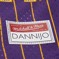Women's Mitchell & Ness x DANNIJO  Purple Los Angeles Lakers Fashion Baseball Jersey