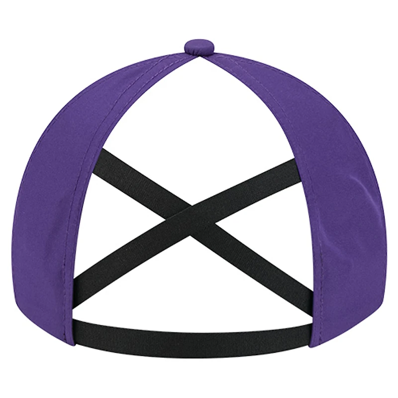 Casquette New Era violette pour femme Los Angeles Lakers 9FORTY Team Ponytail Flex