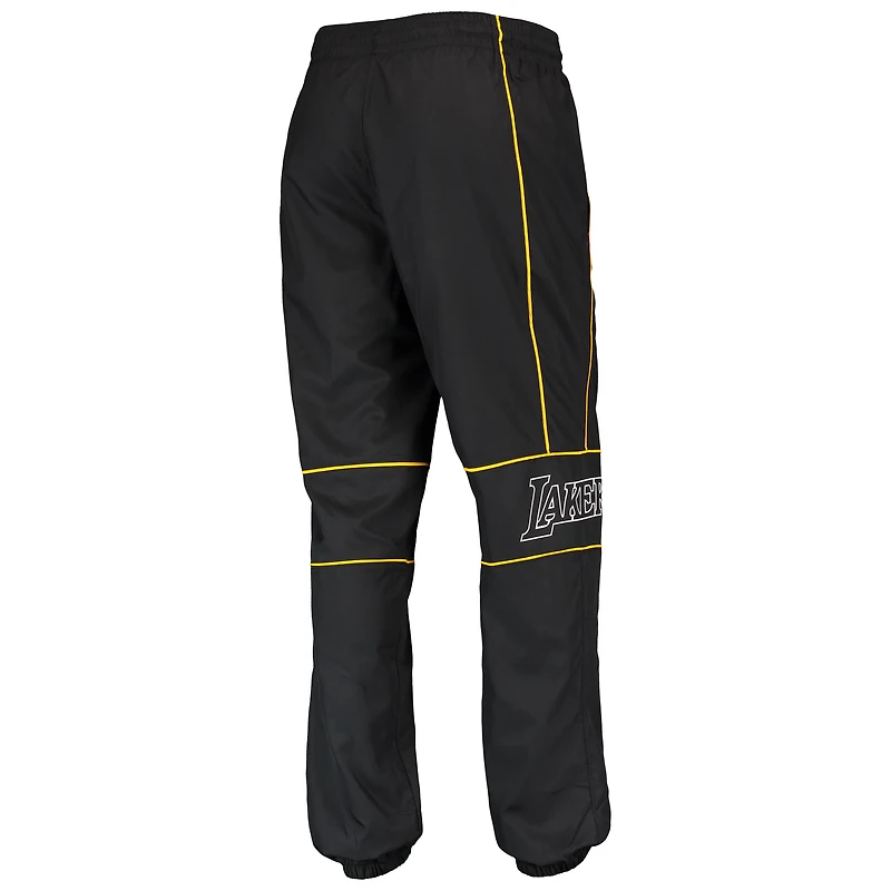 Pantalon Courtside Woven 75th Anniversary Nike Los Angeles Lakers pour Femme Noir