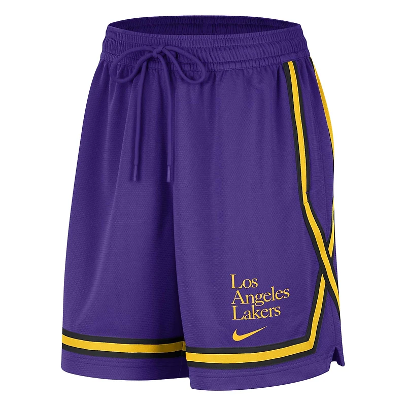 Short Nike violet Los Angeles Lakers Authentic Crossover Fly Performance pour femme
