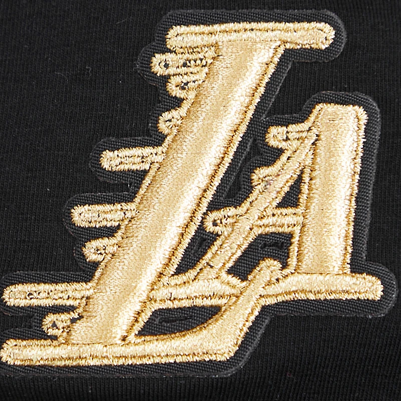 T-shirt noir Pro Standard pour femmes des Lakers de Los Angeles Holiday Glam Boxy
