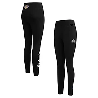Women's Pro Standard Black Los Angeles Lakers Paint the City Tri-Blend Jersey Leggings