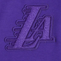 Women's Pro Standard Purple Los Angeles Lakers Triple Tonal Full-Zip Hoodie