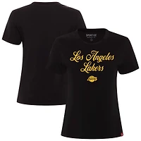 T-shirt Sportiqe Arcadia noir pour femme, Los Angeles Lakers